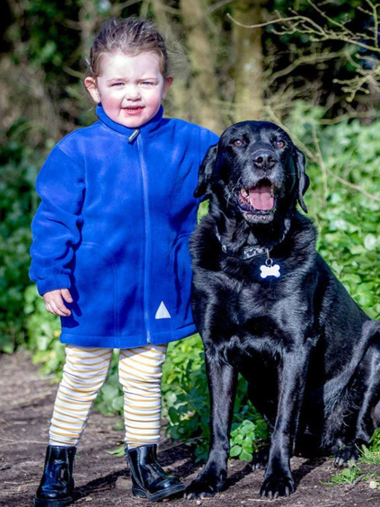 R36B Kids Full Zip Fleece Image 1
