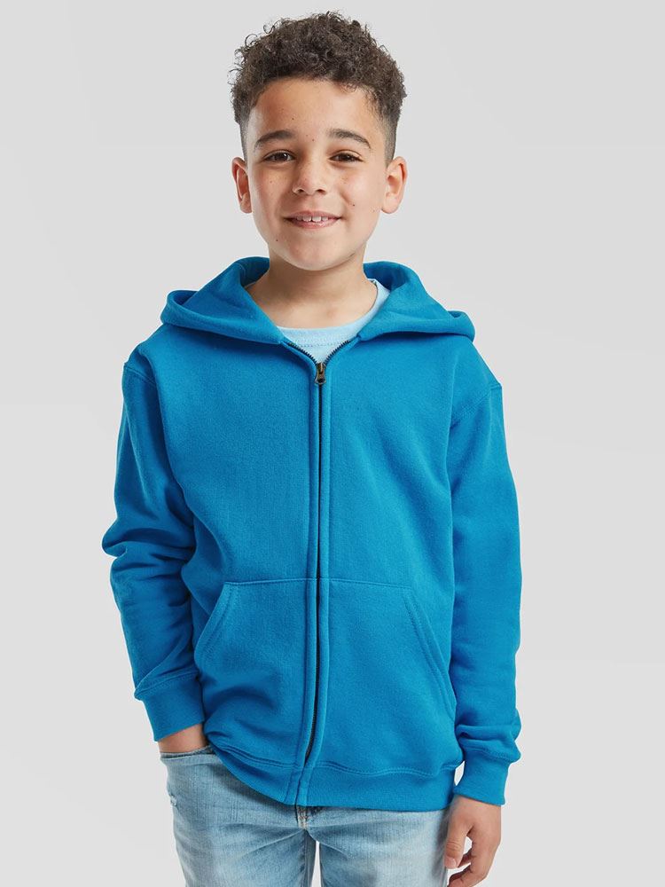 SS16B 62045 Kids Classic Zipped Hoodie Image 3