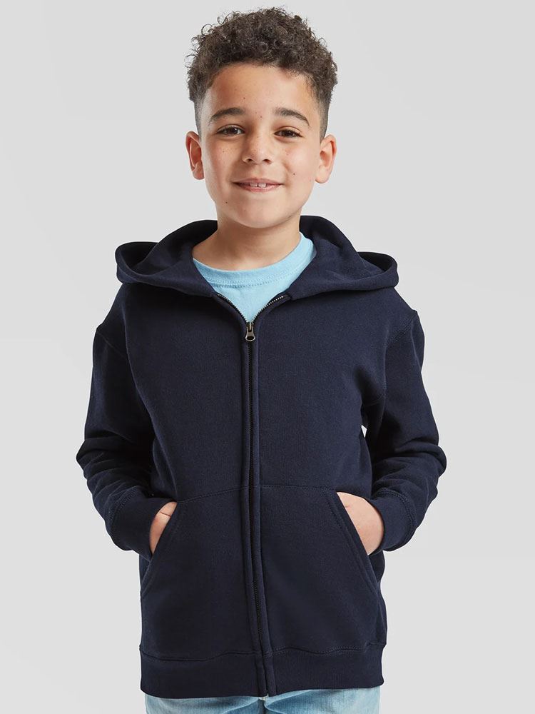 SS16B 62045 Kids Classic Zipped Hoodie Image 1