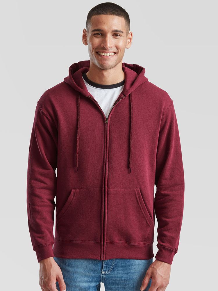 SS16M 62062 Classic Zip Through Hooded Sweat Image 1