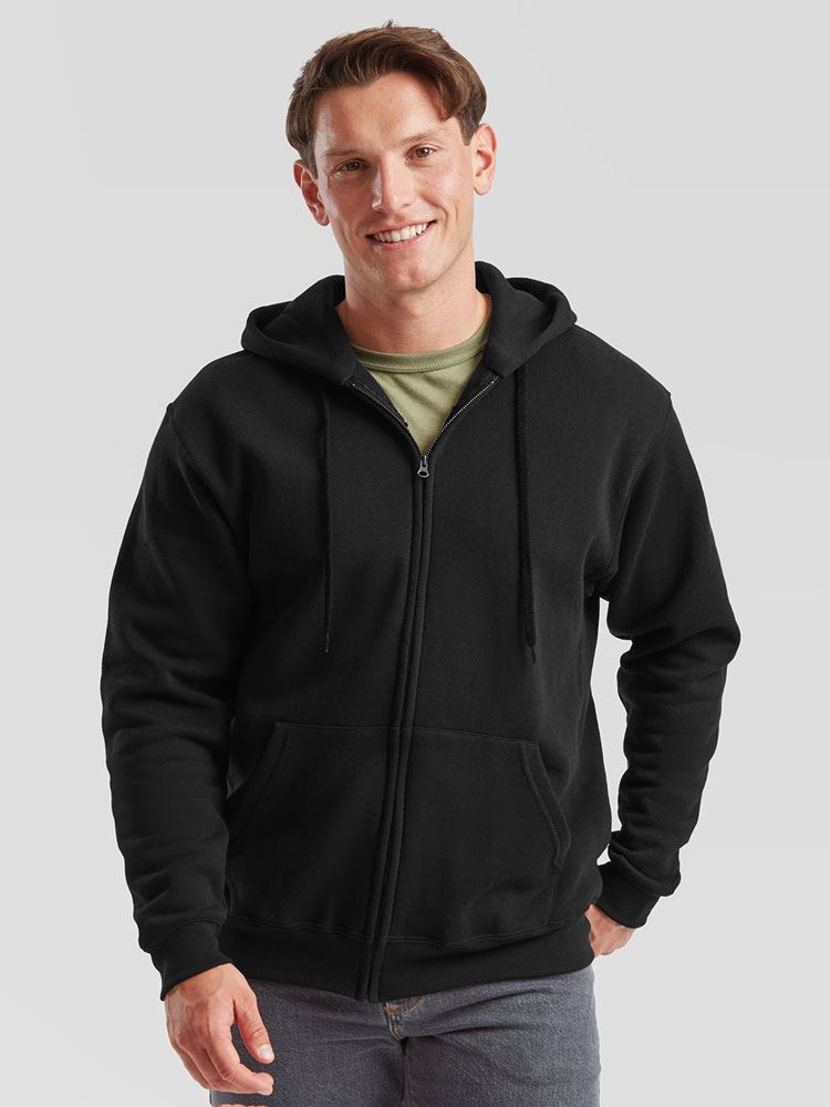 SS16M 62062 Classic Zip Through Hooded Sweat Image 2