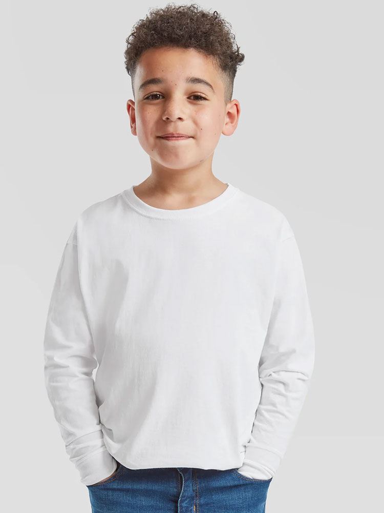 SS19B Kids Long Sleeve Valueweight T Image 2