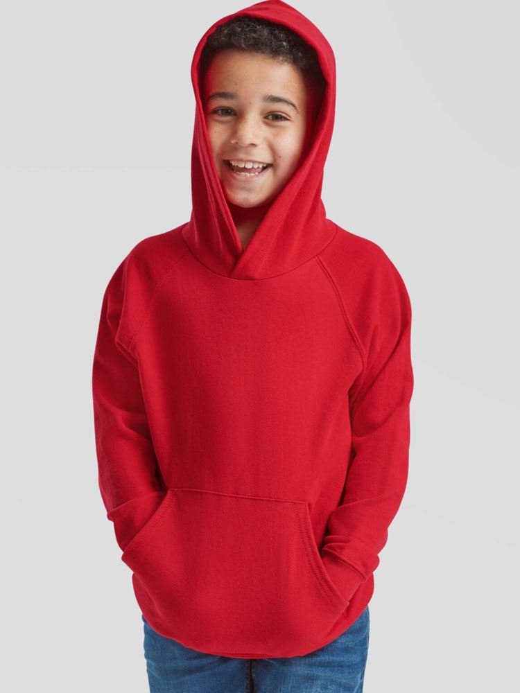 SS56B 62009 Kids Lightweight Hooded Sweat Image 2