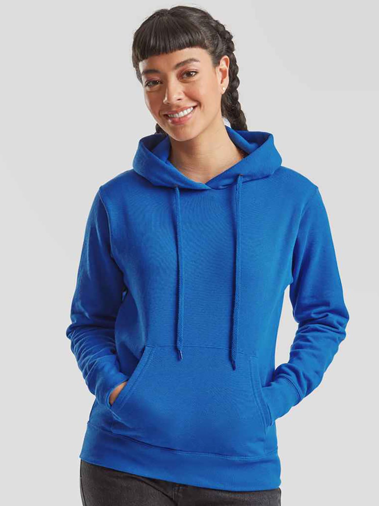 SS68 62038 Classic Lady Fit Hooded Sweatshirt Image 2