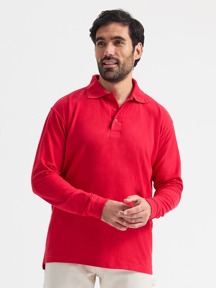 UC113 Longsleeve Poloshirt Image 2