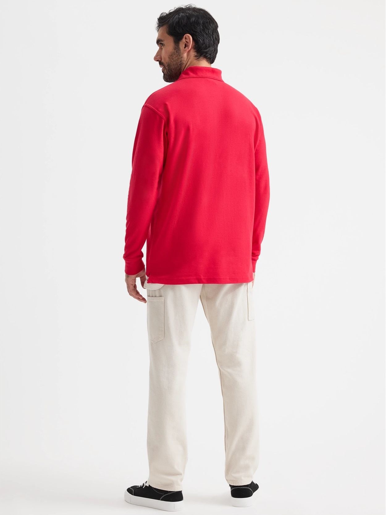 UC113 Longsleeve Poloshirt Image 2