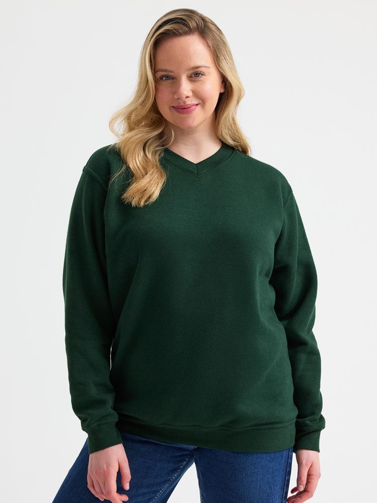 UC204  Premium V Neck Sweatshirt Image 2