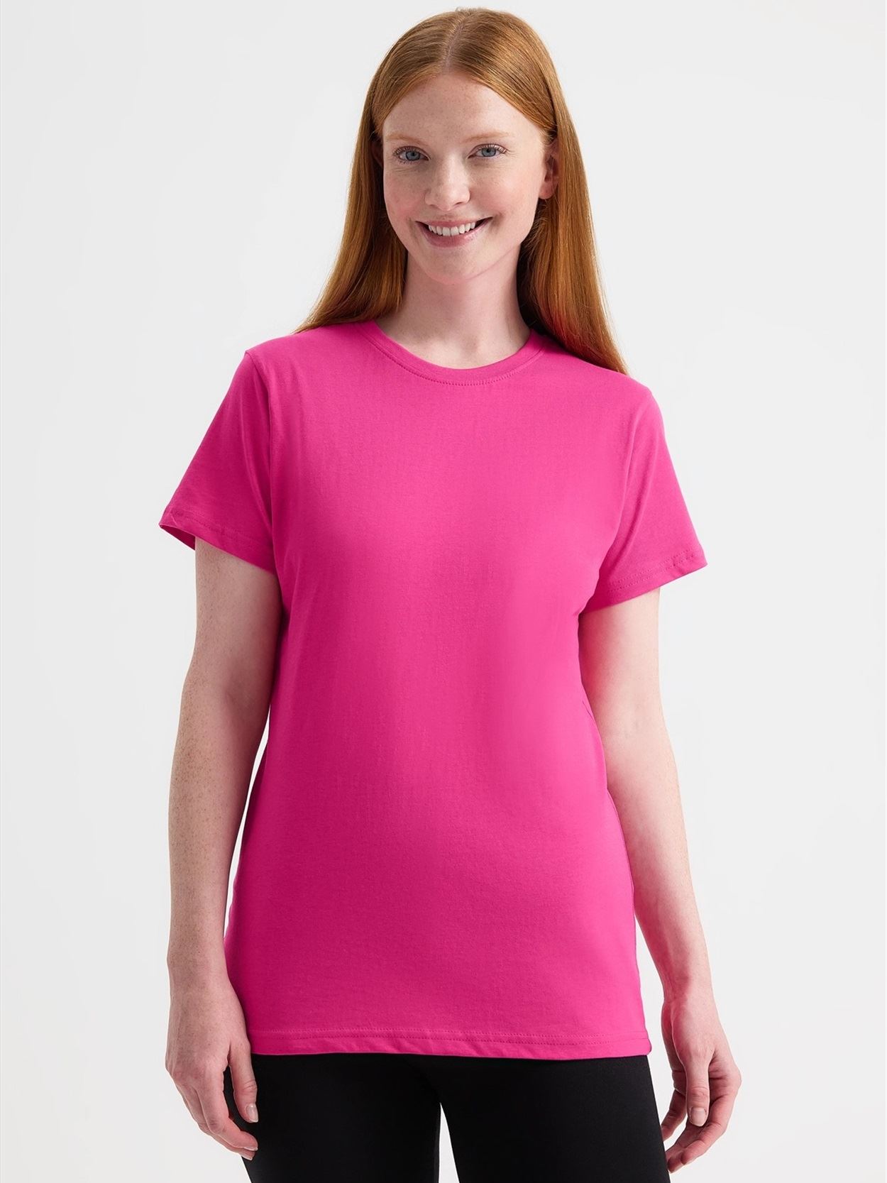 UC318 Ladies Classic Crew Neck T Shirt Image 2