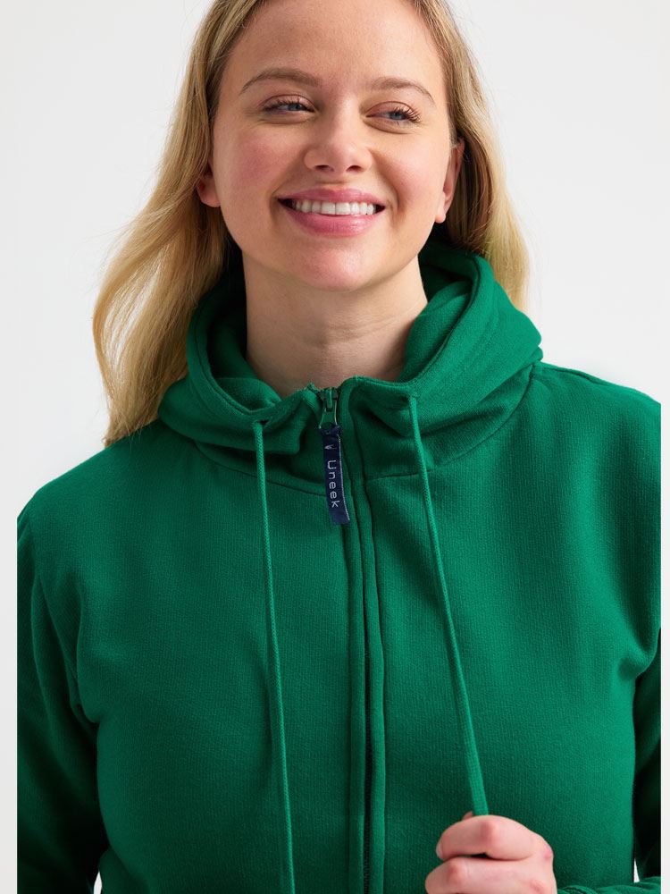 UC505 Ladies Classic Full Zip Hooded Sweatshirt Image 2