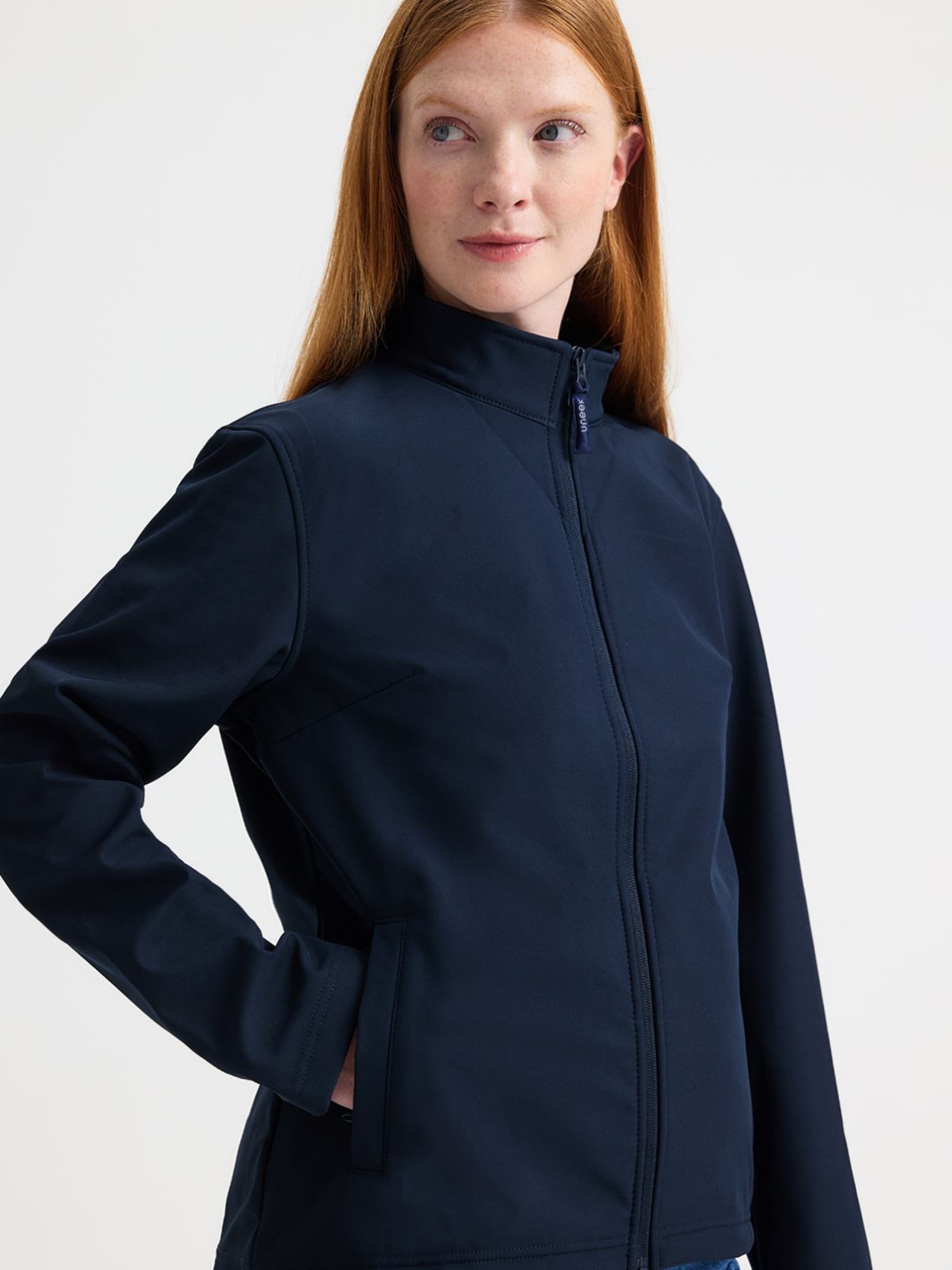 UC613 Ladies Classic Full Zip Soft Shell Jacket Image 3