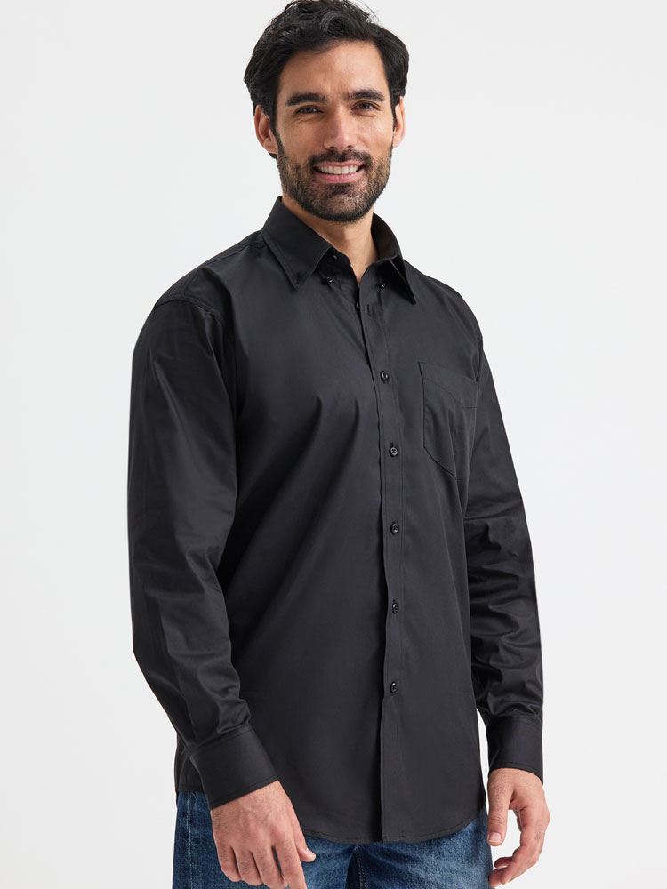 UC701 Mens Pinpoint Oxford Full Sleeve Shirt Image 1