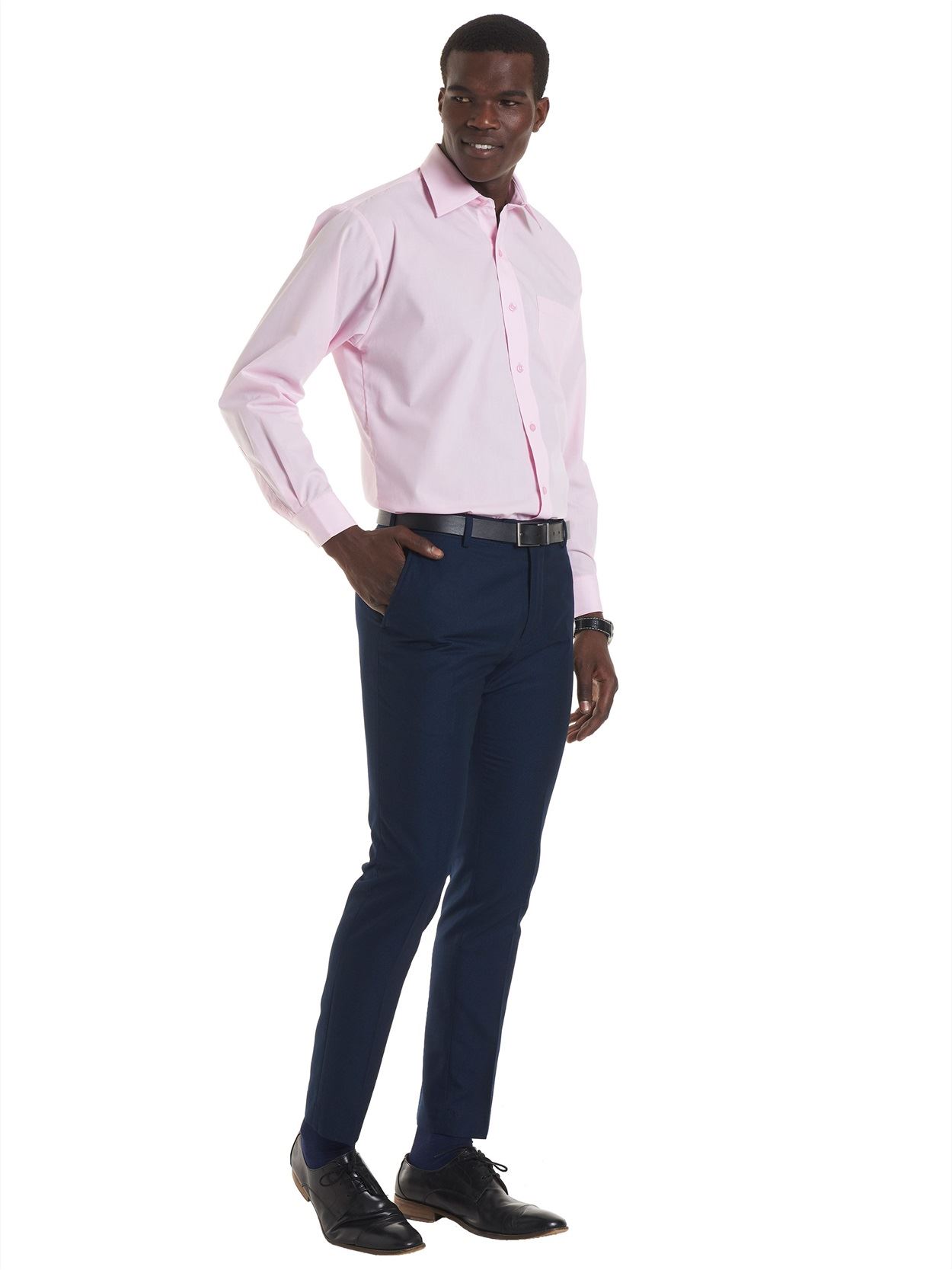 UC709 Mens Poplin Full Sleeve Shirt Image 1
