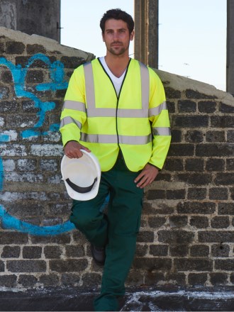 UC802 Long Sleeve Safety Waist Coat