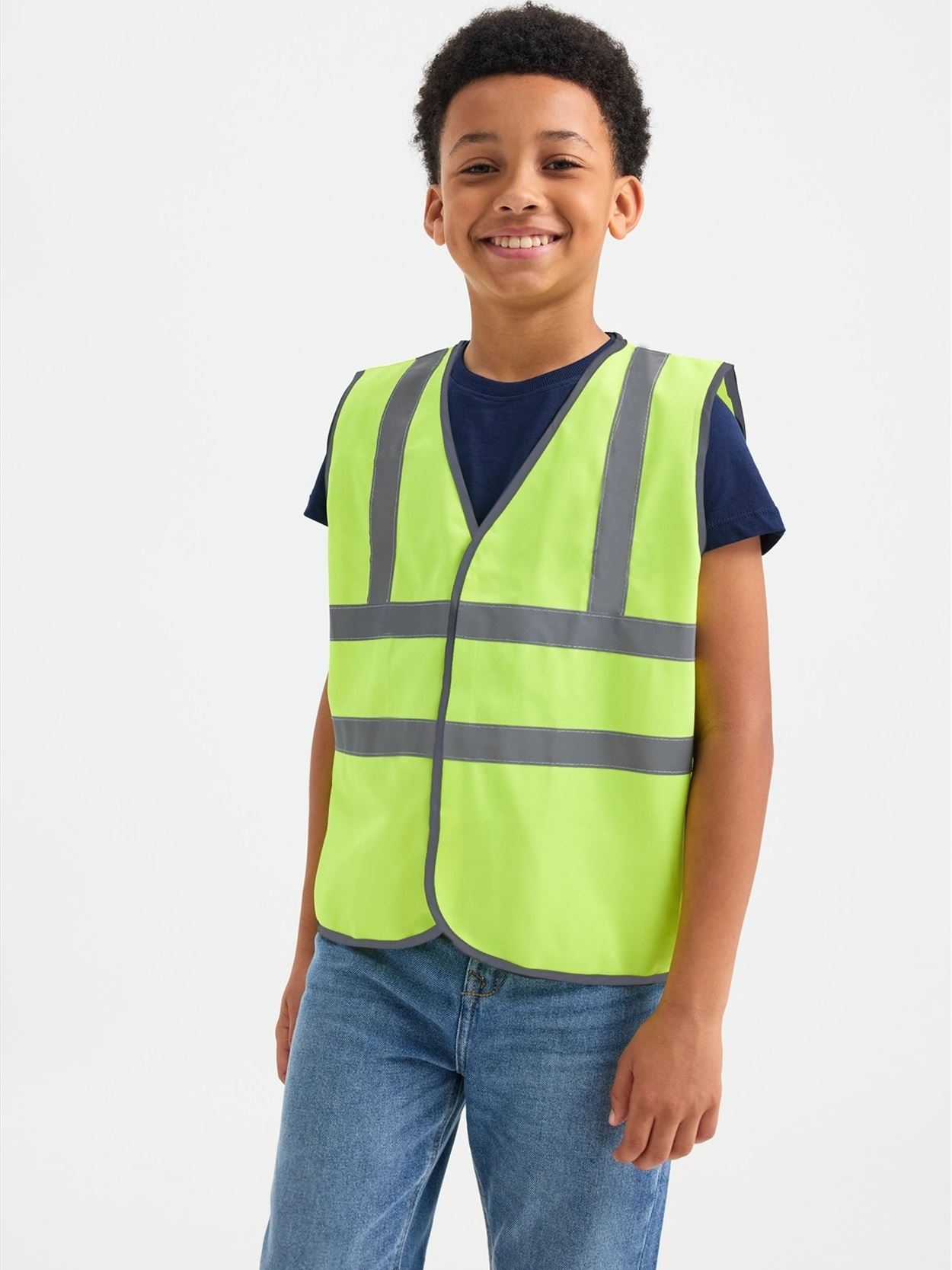 UC806 Childens Hi Viz Waist Coat Image 3