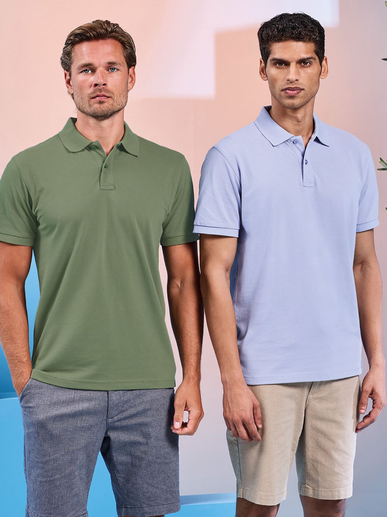 AQ010 Mens Classic Fit Cotton Polo Image 1