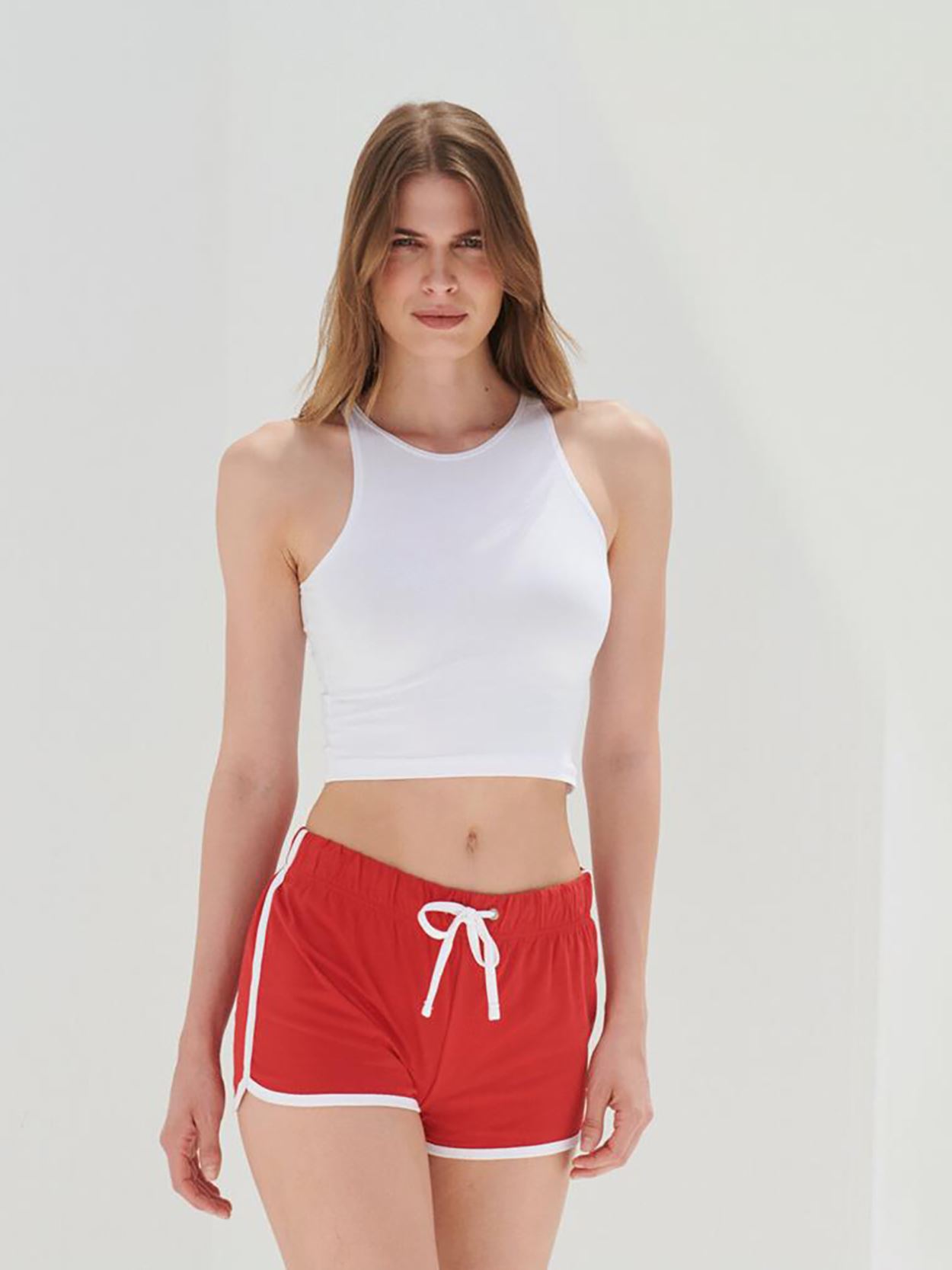 ST69/SK69 SK069 Ladies Retro Fit Shorts Image 1