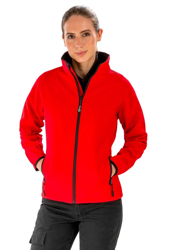 R231F Ladies Printable Softshell Jacket Image 5