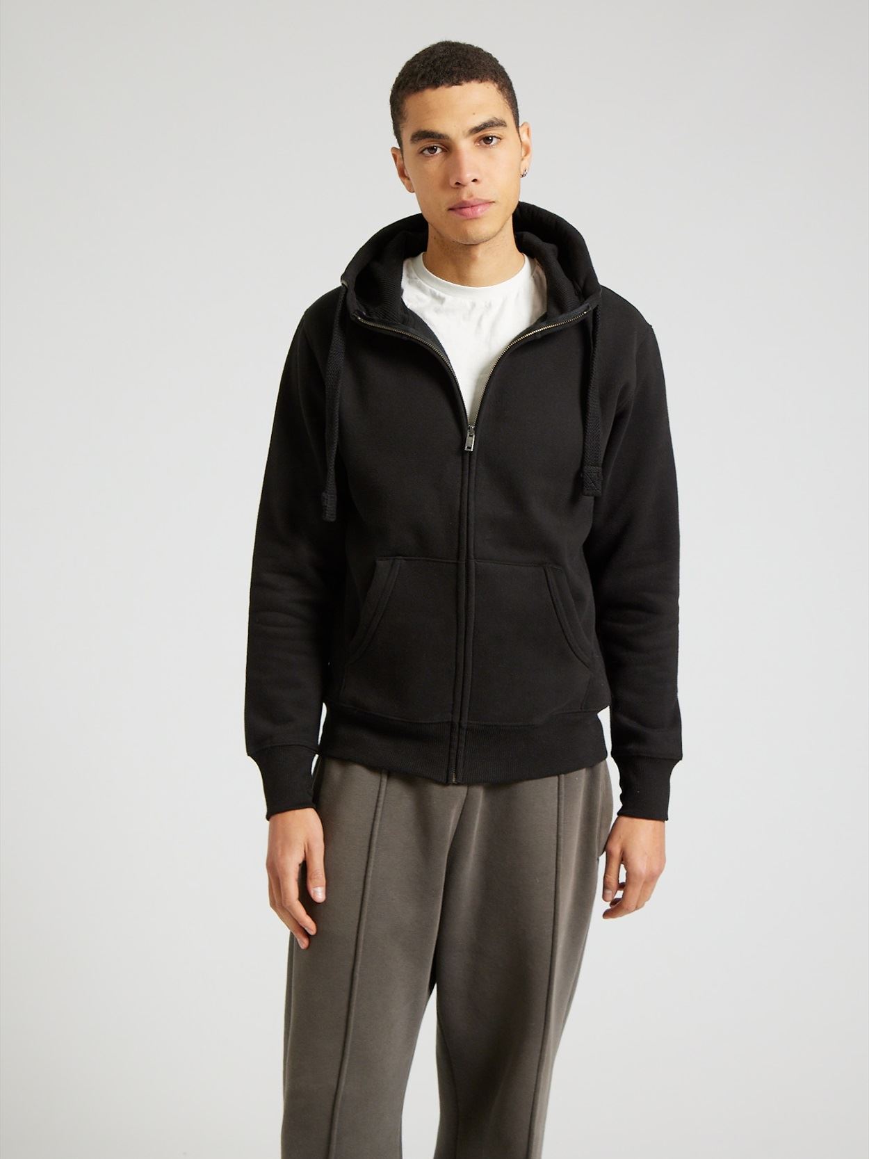 W41PF Peach Finish Zip Hoodie Image 1
