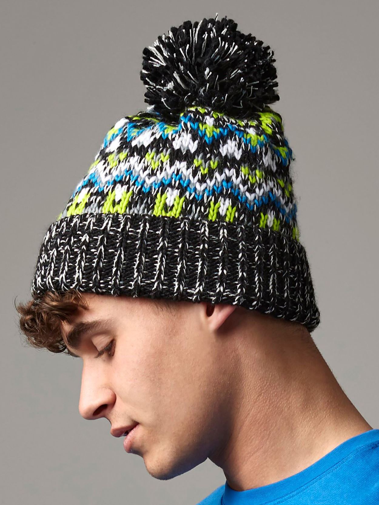 B458 Blizzard Bobble Beanie Image 2