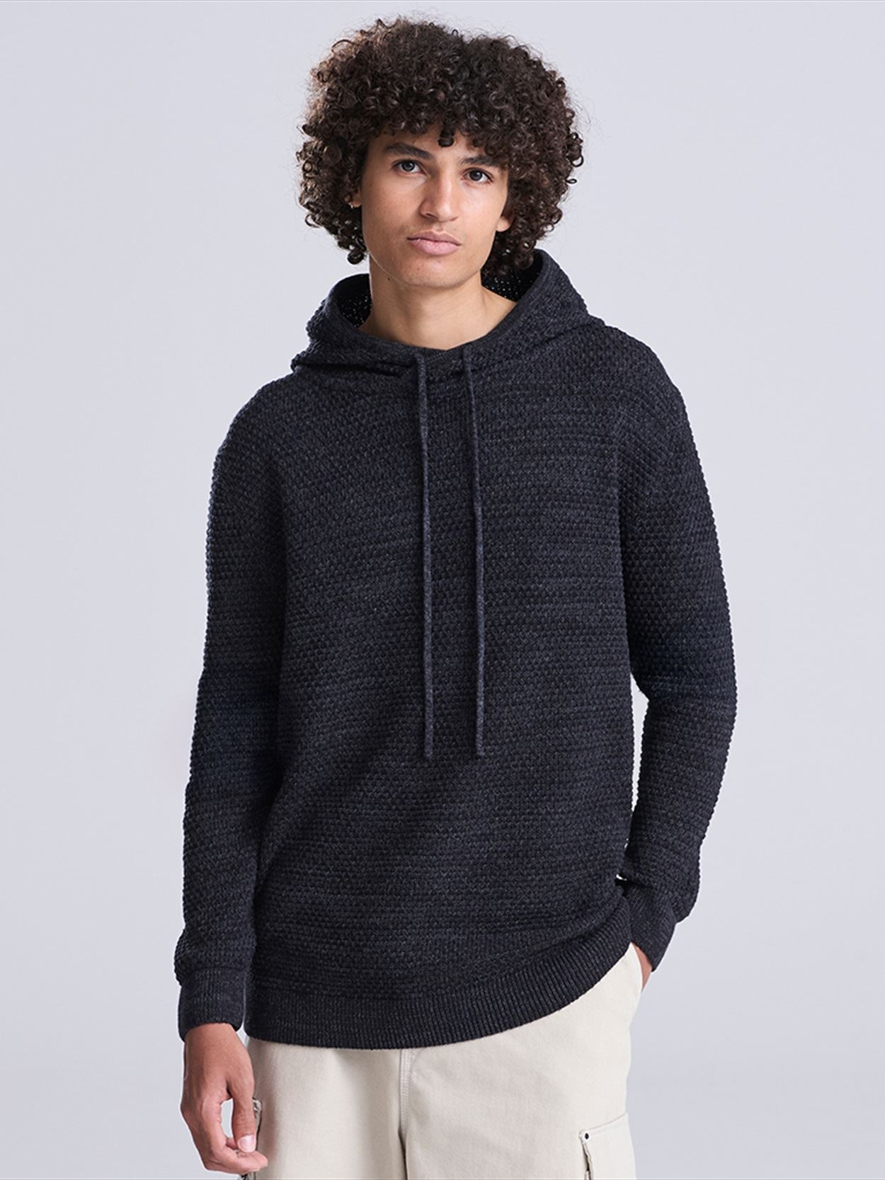 EA080 Iguazu Knitted Hoodie Image 3