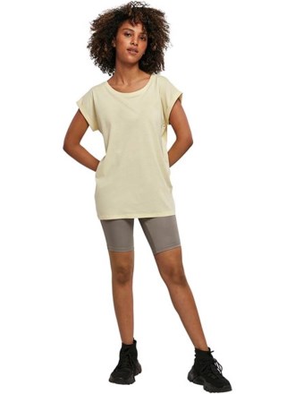 BY021 Women's extended shoulder tee