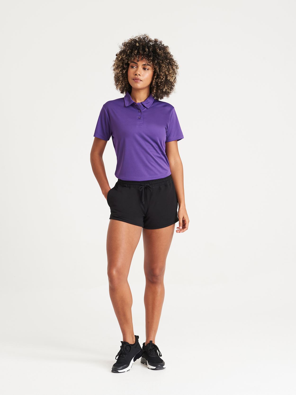 JC074 Girlie Cool Jog Shorts Image 1