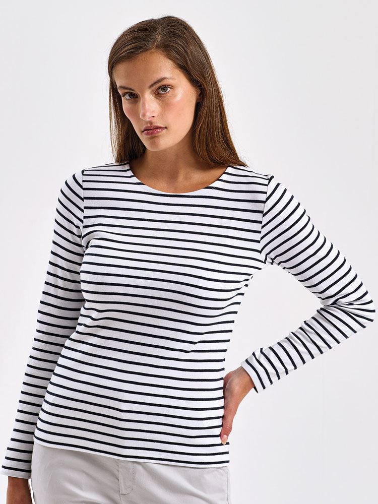 AQ071 Ladies Mariniere Long Sleeve Tee Image 1