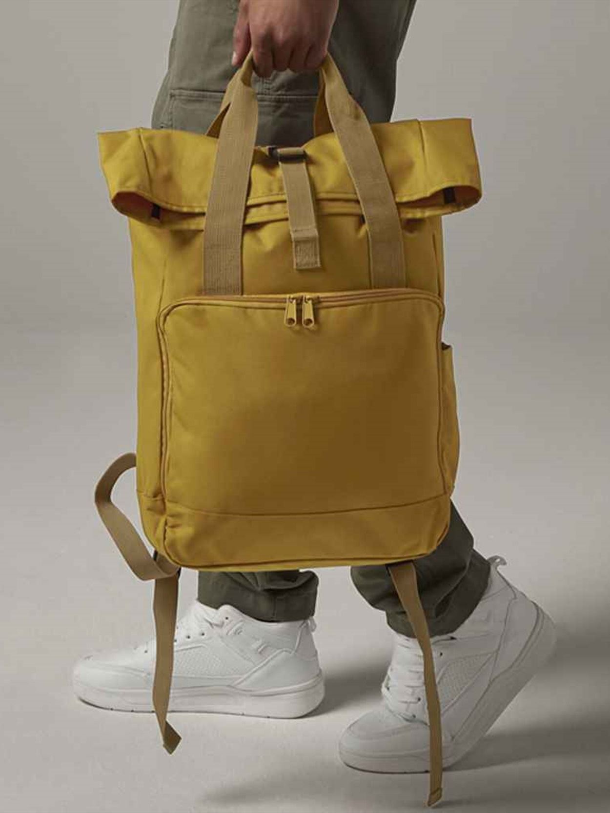 BG118 Twin Handle Roll-Top Backpack Image 2