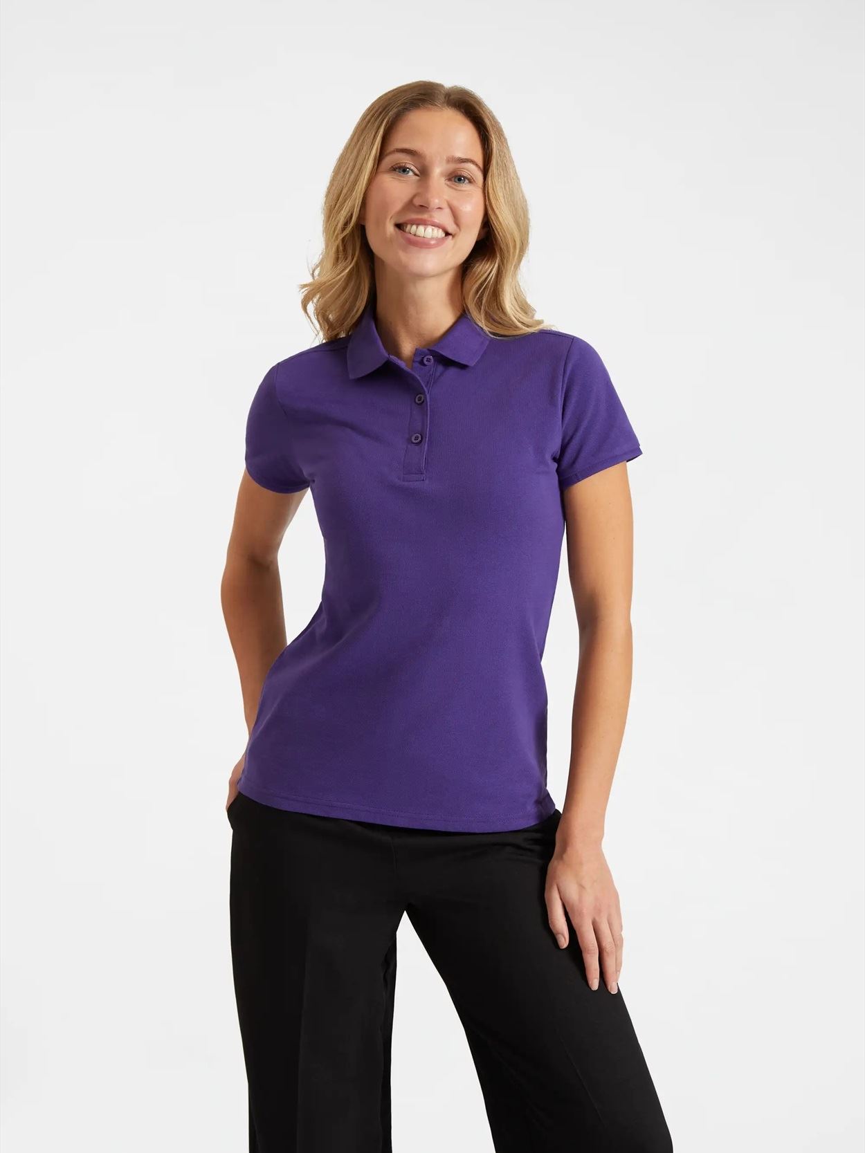 UC115 Ladies Ultra Poloshirt Image 4