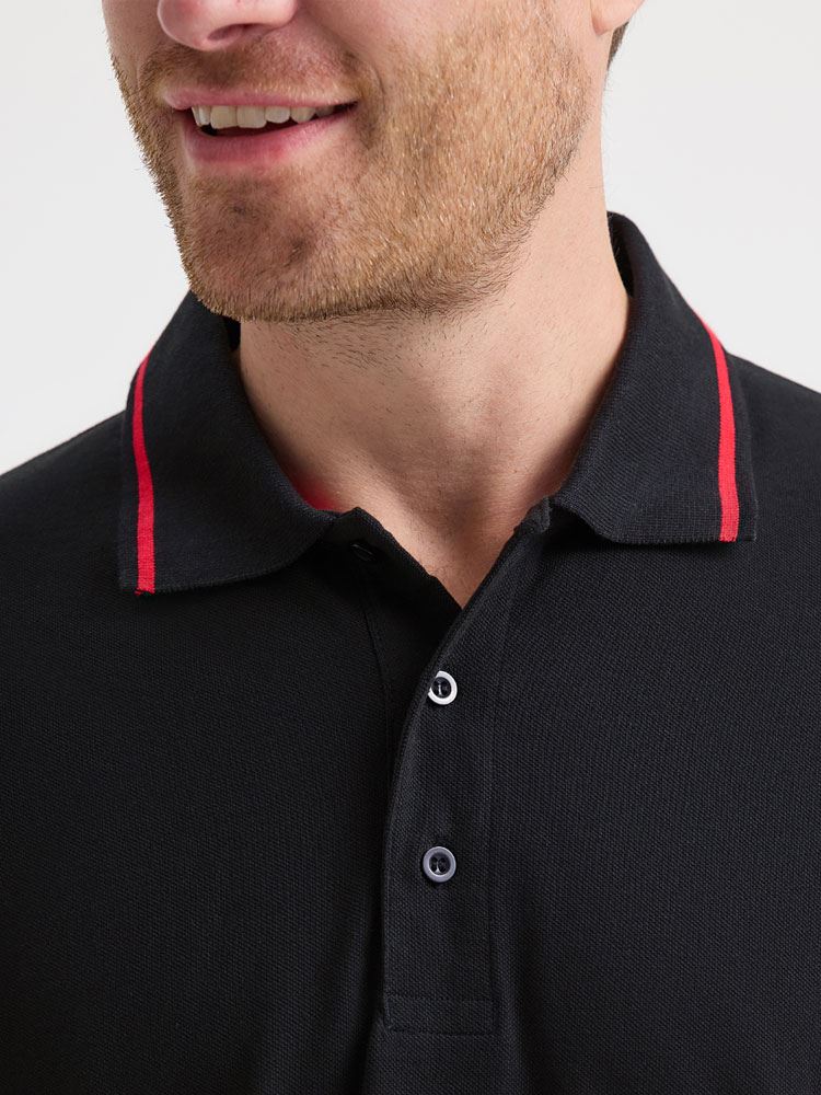 UC117 Two Tone Poloshirt Image 2