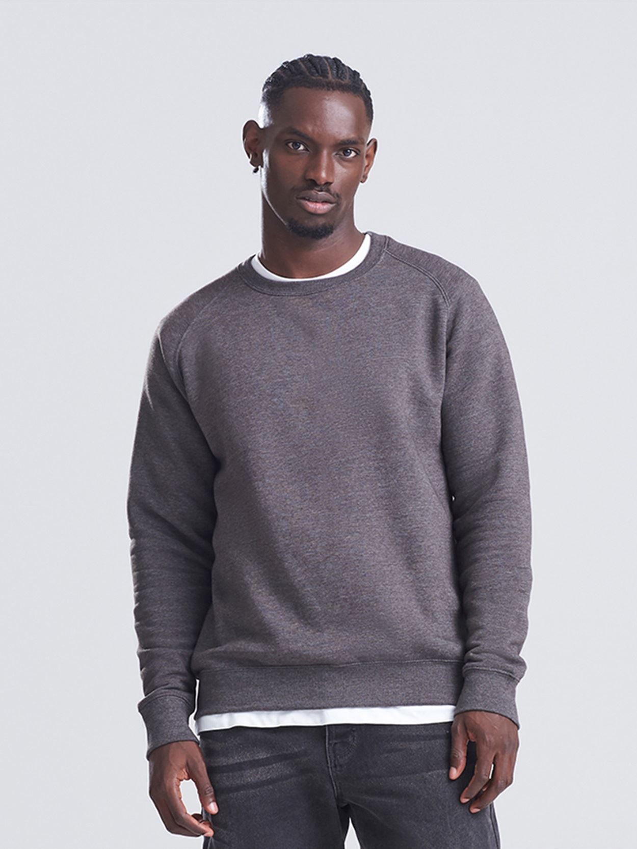 JH130 Graduate Heavyweight Sweatshirt M Image 4