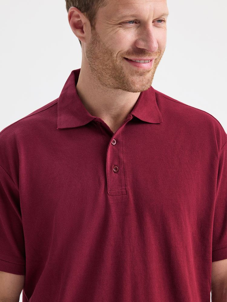 UC114 Mens Ultra Cotton Poloshirt Image 3