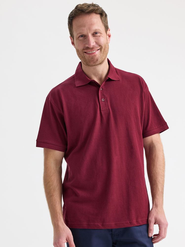 UC114 Mens Ultra Cotton Poloshirt Image 2