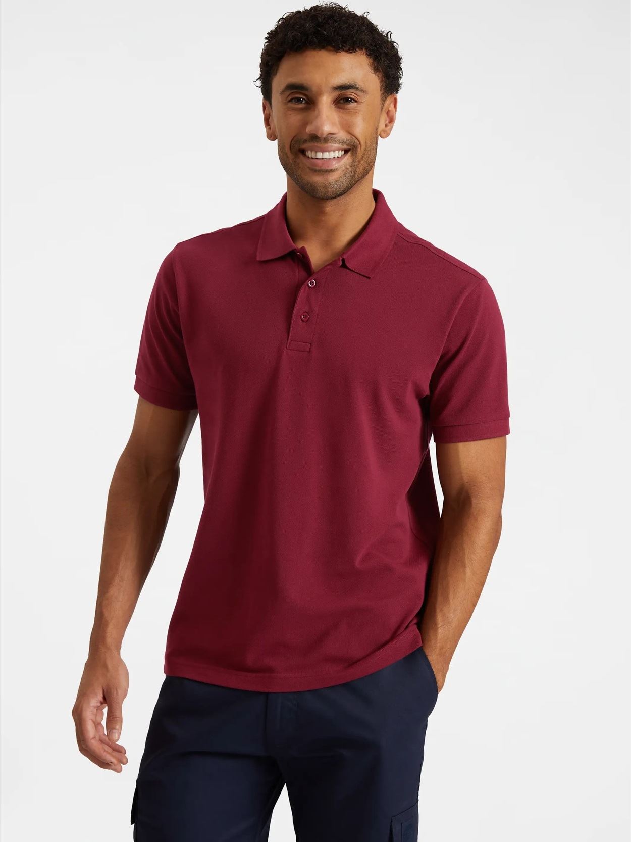 UC114 Mens Ultra Cotton Poloshirt Image 4