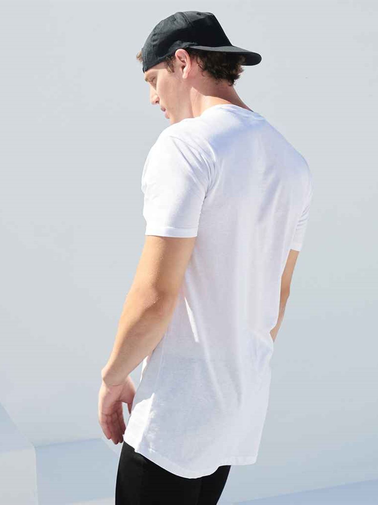 SF258 Mens Longline T-Shirt Image 1