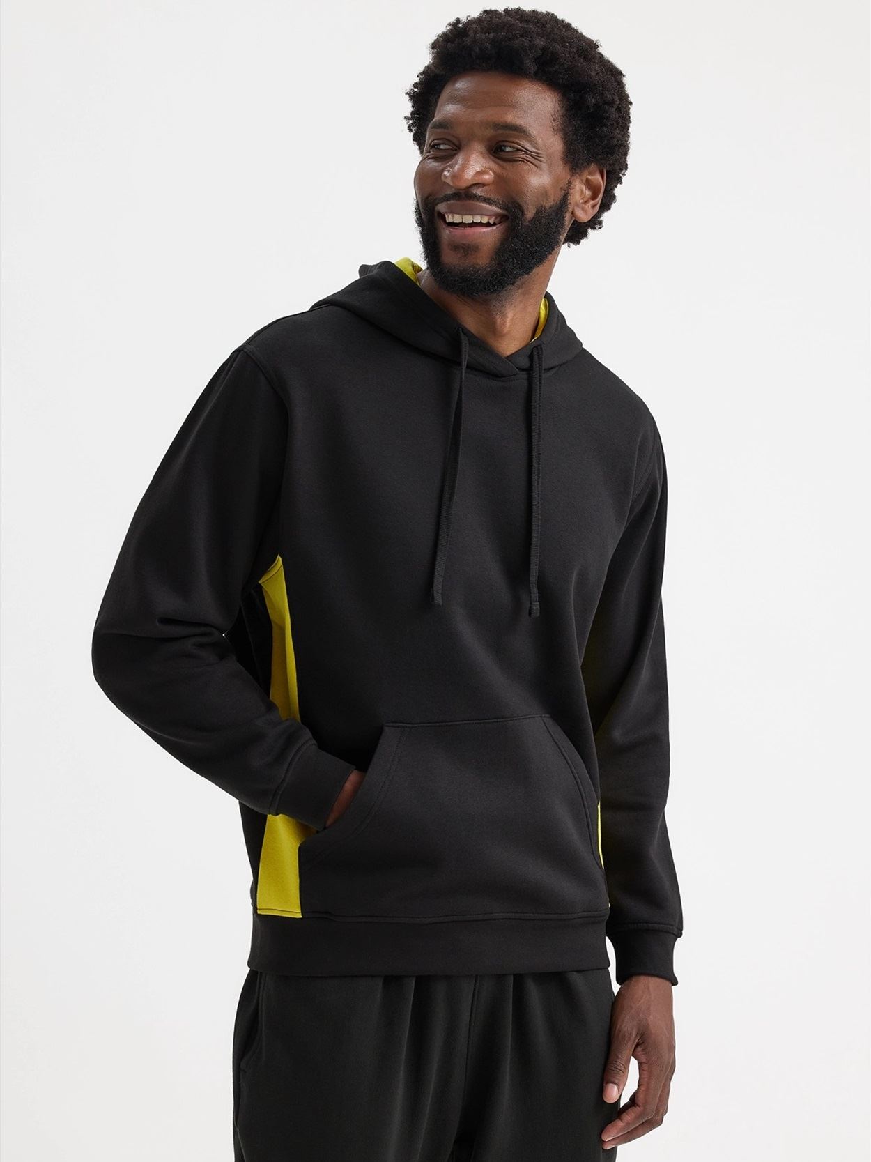 UC517 Two Tone Hooded Sweatshirt Image 1