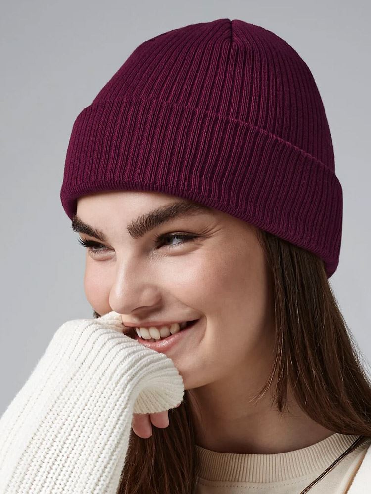 BC050 Organic Cotton Beanie Image 1