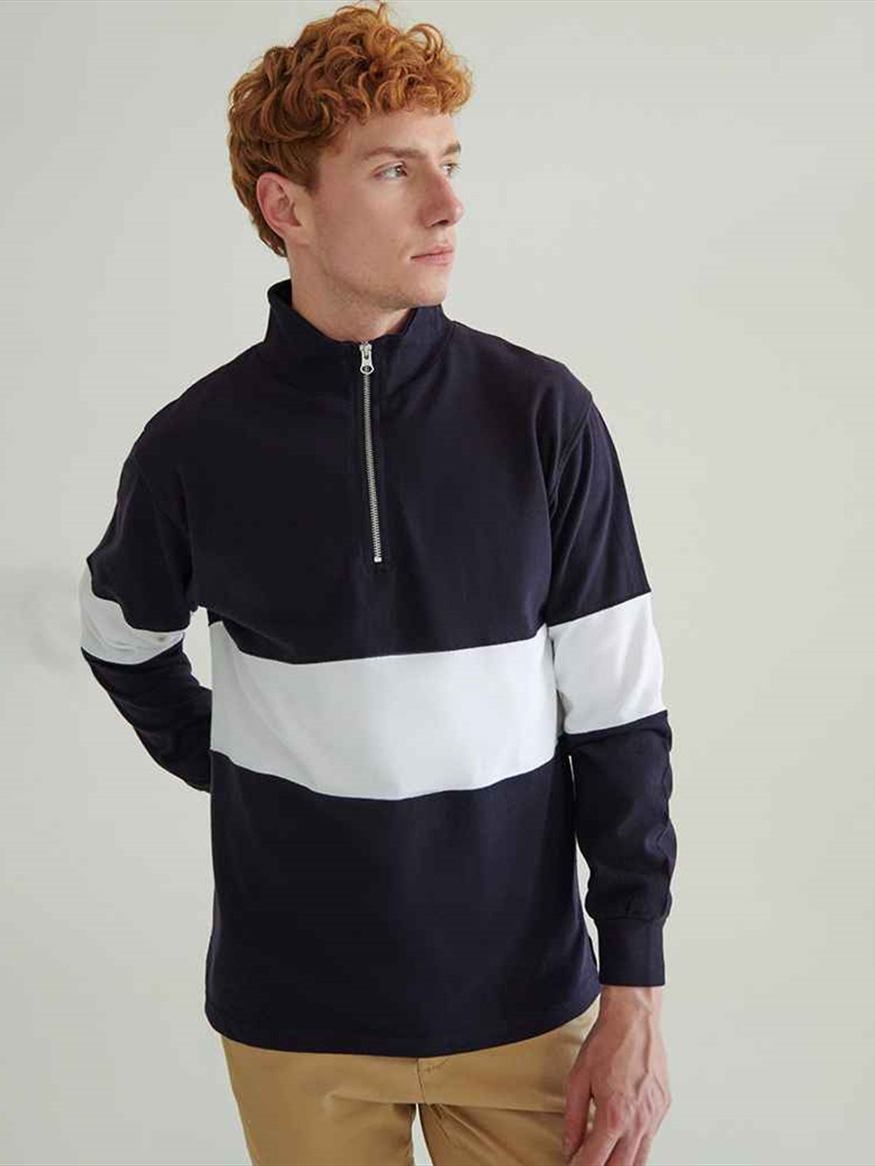 FR006/FR06M PANELLED 1/4 ZIP Image 2