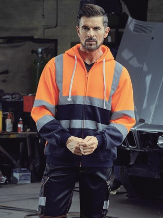 HVK07 High Vis Zip Jacket