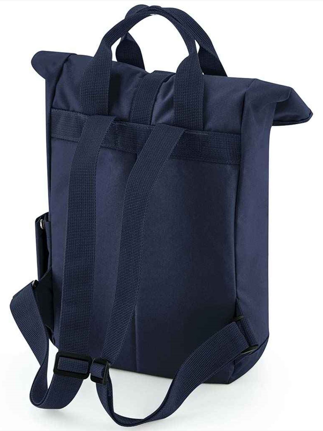 BG118S SMALL - Recycled Mini Twin Handle Roll-Top Backpack Image 3