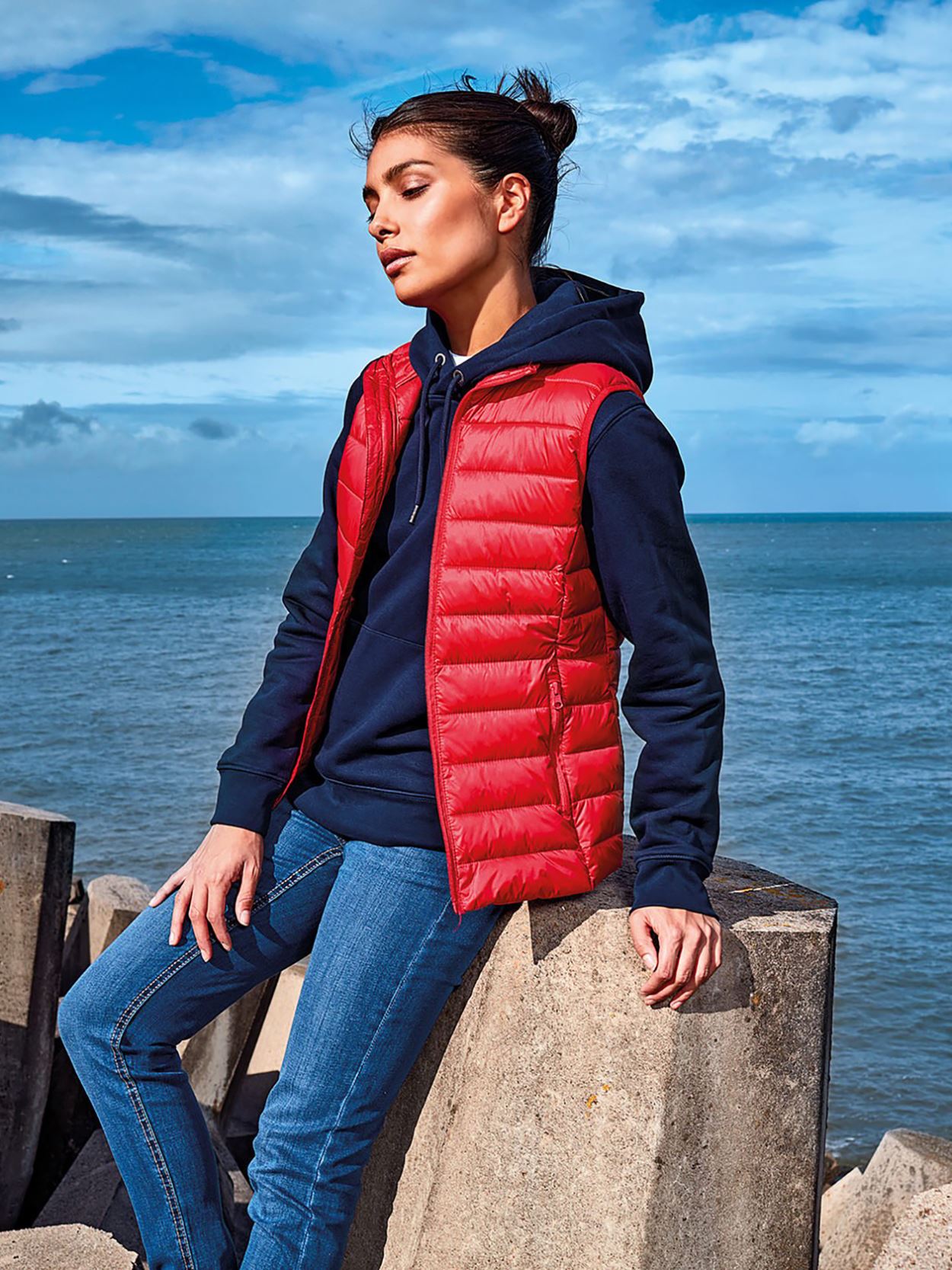 TS031F Ladies Terrain Padded Gilet Image 3