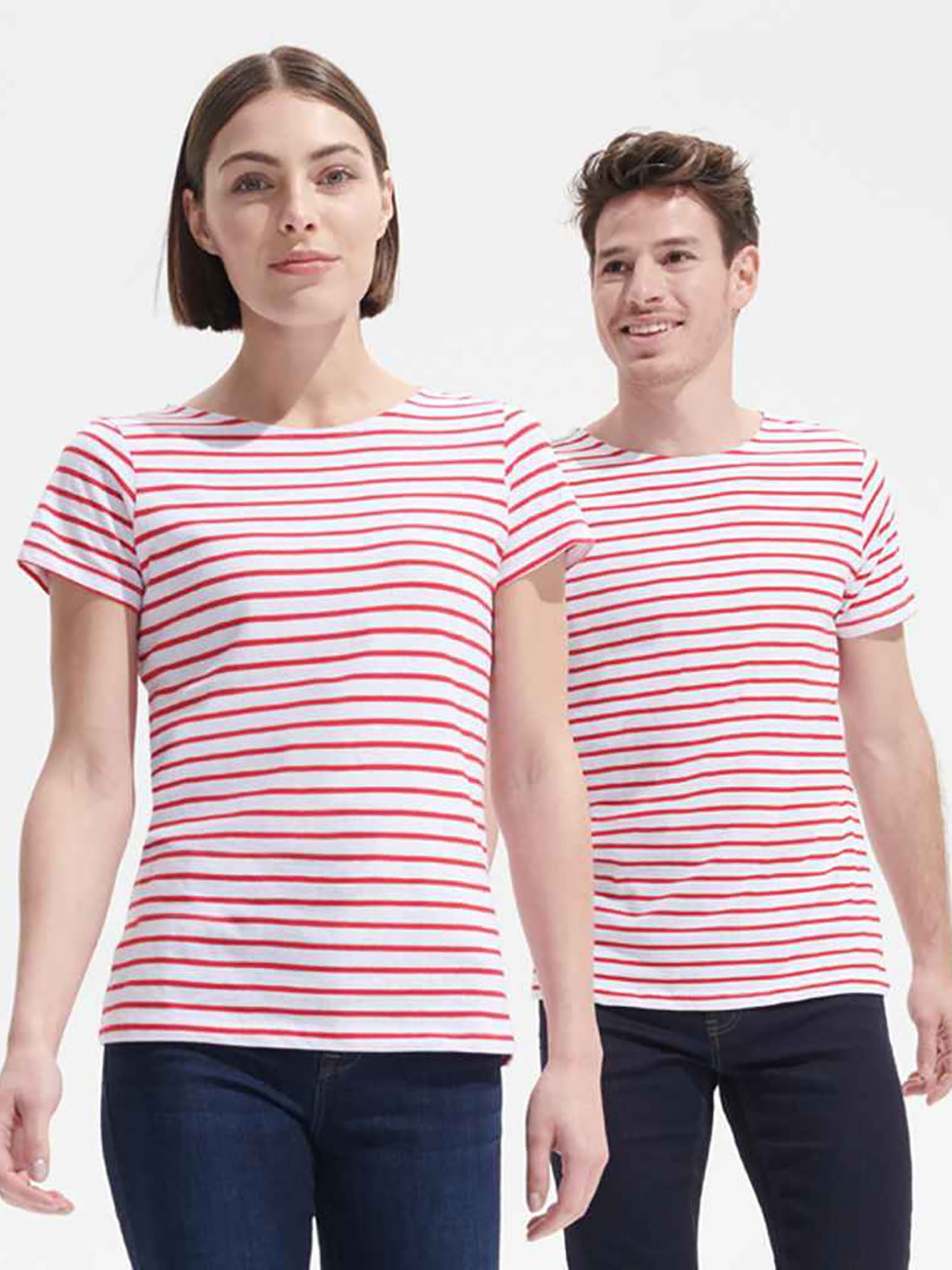 01398 SOL'S Miles Striped T-Shirt Image 2