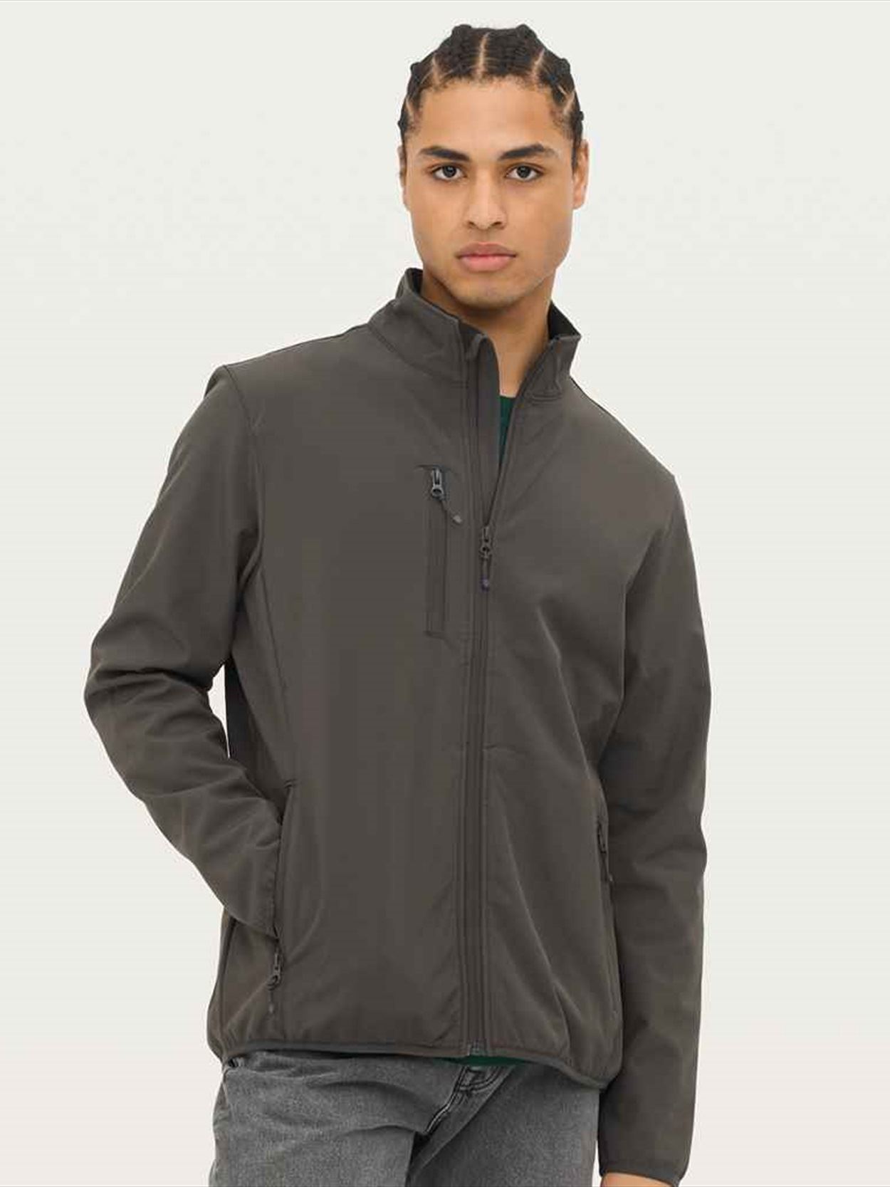 03827 Falcon Recycled Soft Shell Jacket Image 1