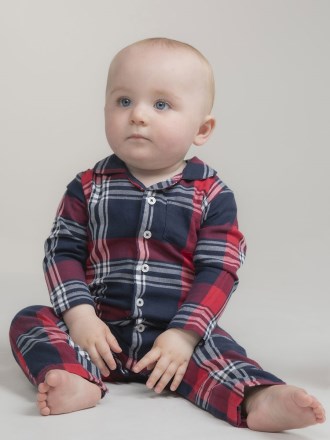 LW74T Baby/ Toddler Tartan All In One