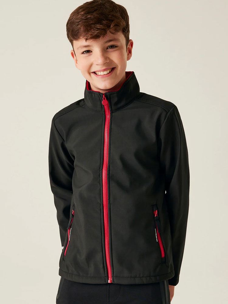 TRA732 RG332 Kids Ablaze Soft Shell Image 1