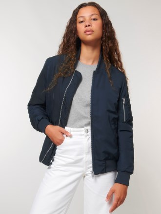 SX178 Bomber Jacket With Metal Details