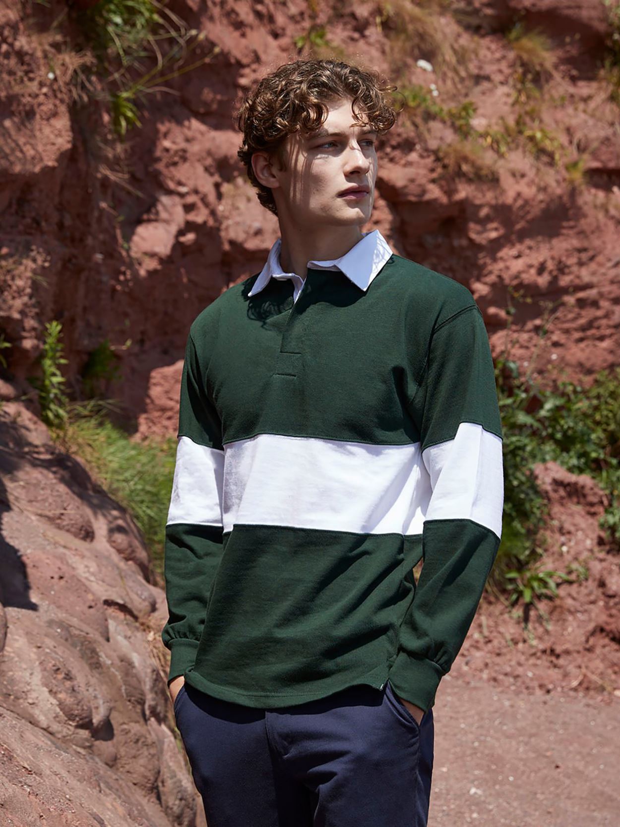 FR7 Panelled Rugby Shirt Image 2