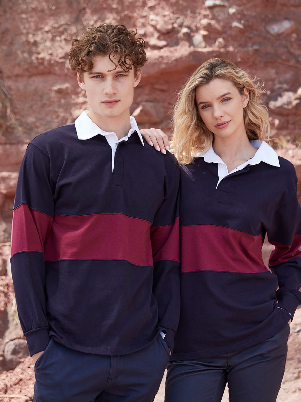 FR7 Panelled Rugby Shirt Image 3