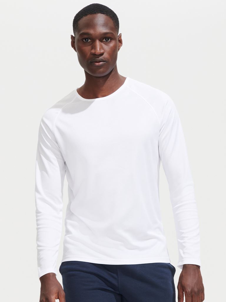 02071 Sporty Long Sleeve Performance T Shirt Image 1