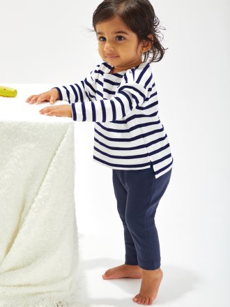 BZ52 Babybugz Baby Breton Long Sleeve T Shirt